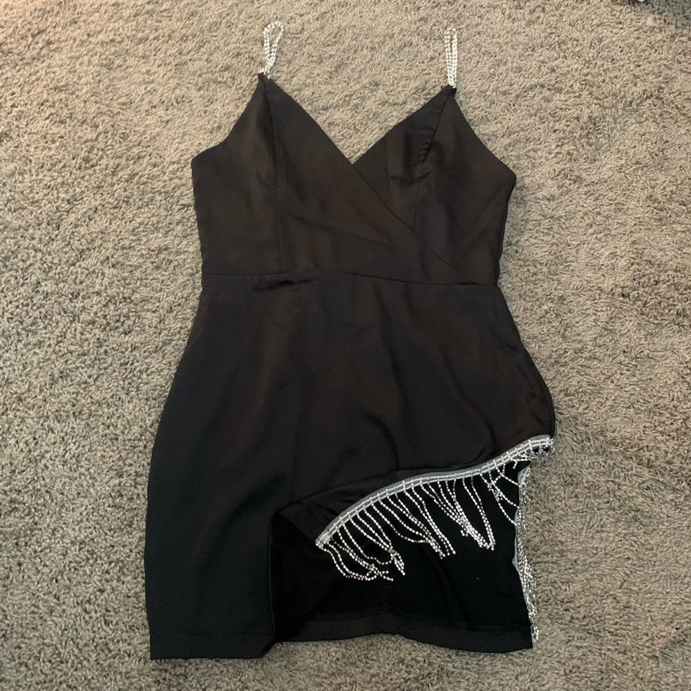 Little black Satin dress